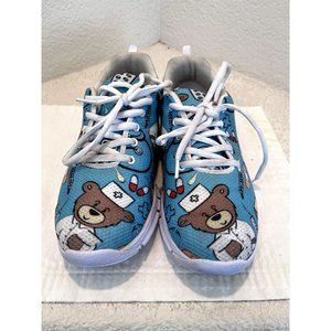 Nurse Doctors Office Hospital Sneakers Tennis Shoes Men's 9.5/Women's 11.5